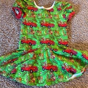 Grinch Christmas custom tunic, 8, by hyper Harper pretties